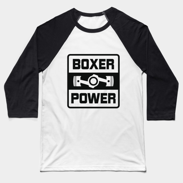 Boxer Engine Power Sports Car - Flat Six - Flat 6 - Flat Engine Baseball T-Shirt by JDM-Rey